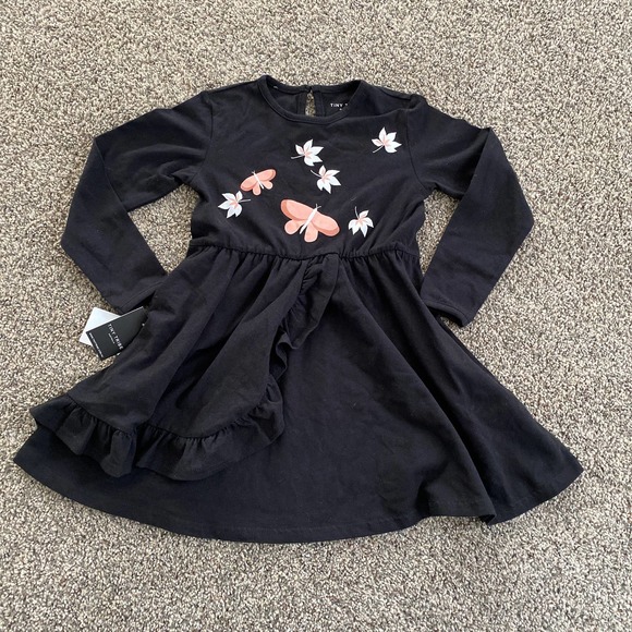 Tiny Tribe Other - Tiny Tribe Black Butterfly Dress - Size 5